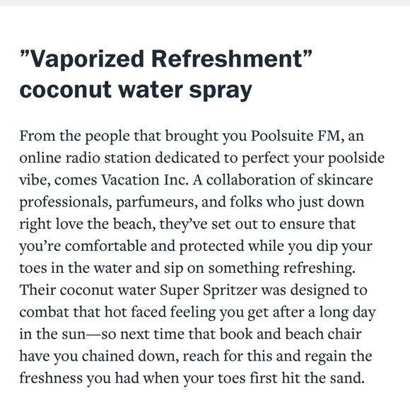 vacation face mist - Picture 2 of 3